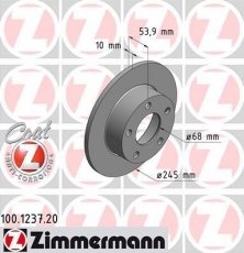 Тормозной диск 100.1237.20 Zimmermann фото 1
