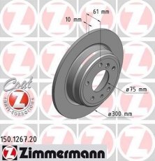 Тормозной диск 150.1267.20 Zimmermann фото 1