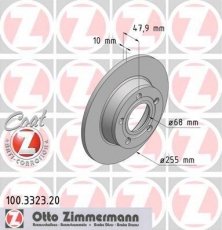 Тормозной диск 100.3323.20 Zimmermann фото 1