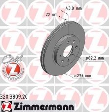 Тормозной диск 320.3809.20 Zimmermann фото 1