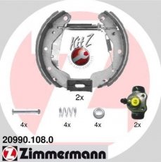Купить 20990.108.0 Zimmermann Тормозные колодки задние Lanos (1.3, 1.5, 1.6) 