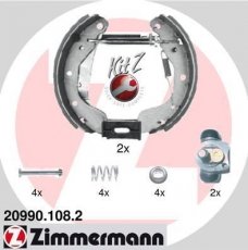 Купить 20990.108.2 Zimmermann Тормозные колодки задние Ланос (1.4, 1.4 Lanos, 1.5) 