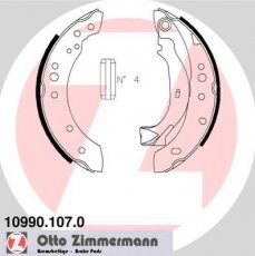 Купить 10990.107.0 Zimmermann Тормозные колодки задние Citroen C3 (1.0, 1.1, 1.2, 1.4, 1.6) 