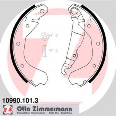 Купить 10990.101.3 Zimmermann Тормозные колодки задние Ascona (1.3, 1.6, 1.8, 2.0) 