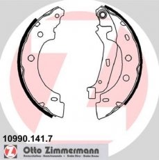 Купить 10990.141.7 Zimmermann Тормозные колодки задние Кенго 1 (1.1, 1.4, 1.5, 1.6, 1.9) 