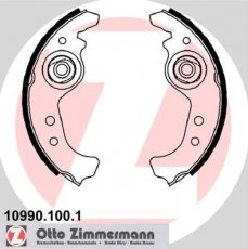 Купити 10990.100.1 Zimmermann Гальмівні колодки задні Ibiza (0.9, 1.2, 1.5, 1.7) 