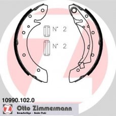 Купити 10990.102.0 Zimmermann Гальмівні колодки задні Espace 3 (2.0, 2.2) 