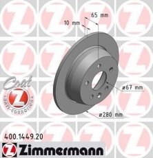 Купить 400.1449.20 Zimmermann Тормозные диски Vito 638 (2.0, 2.1, 2.2, 2.3, 2.8)