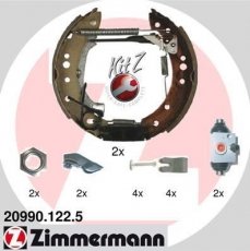 Купить 20990.122.5 Zimmermann Тормозные колодки задние Citroen C3 (1.0, 1.1, 1.2, 1.4, 1.6) 