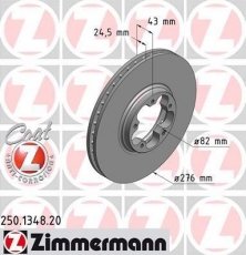Купить 250.1348.20 Zimmermann Тормозные диски Transit 6 (2.0, 2.3, 2.4)