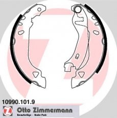 Купить 10990.101.9 Zimmermann Тормозные колодки задние Tipo (1.1, 1.4, 1.6, 1.7, 1.9) 