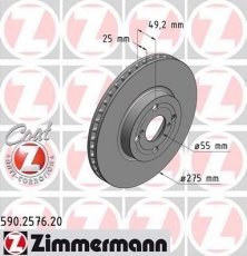 Тормозной диск 590.2576.20 Zimmermann фото 1