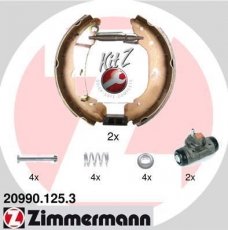 Купить 20990.125.3 Zimmermann Тормозные колодки задние Transit 6 (2.3, 2.4) 