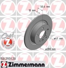 Купить 150.2931.20 Zimmermann Тормозные диски BMW X1 E48 (1.5, 2.0)
