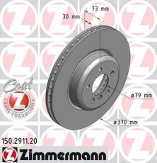 Тормозной диск 150.2911.20 Zimmermann фото 1
