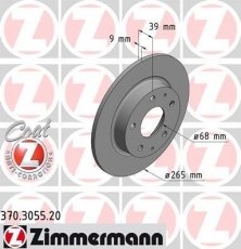 Купить 370.3055.20 Zimmermann Тормозные диски Мазда 3 БМ (1.5, 1.6, 2.0, 2.2)