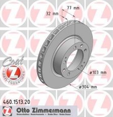 Гальмівний диск 460.1513.20 Zimmermann фото 1