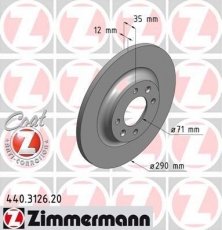Купить 440.3126.20 Zimmermann Тормозные диски Citroen C4 (1.6, 2.0)