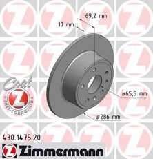Тормозной диск 430.1475.20 Zimmermann фото 1