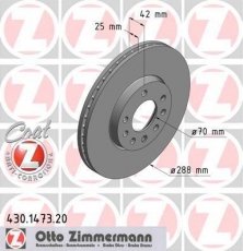 Гальмівний диск 430.1473.20 Zimmermann фото 1