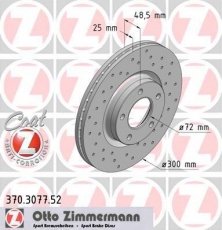 Купить 370.3077.52 Zimmermann Тормозные диски Мазда 5
