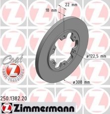 Купить 250.1382.20 Zimmermann Тормозные диски