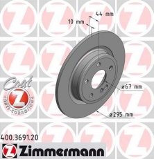 Купить 400.3691.20 Zimmermann Тормозные диски GL-CLASS ГЛА (1.5, 1.6, 2.0, 2.1)