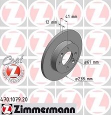 Гальмівний диск 470.1079.20 Zimmermann фото 1