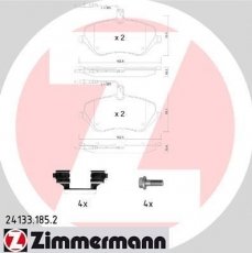 Купить 24133.185.2 Zimmermann Тормозные колодки передние Citroen C5 3 (1.6, 2.2, 2.7, 2.9) с датчиком износа
