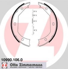 Купити 10990.106.0 Zimmermann Гальмівні колодки задні BMW E87 (123 d, 130 i) 