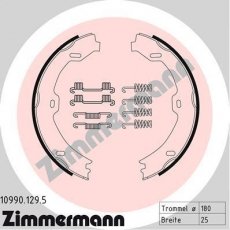 Купить 10990.129.5 Zimmermann Тормозные колодки задние ЦЛ Класс (3.0, 3.5, 5.0, 5.4, 6.2) 