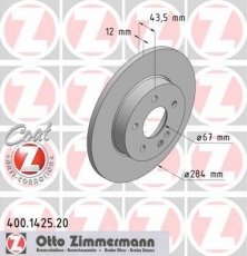 Гальмівний диск 400.1425.20 Zimmermann фото 1