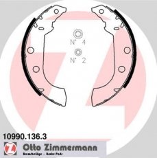 Тормозная колодка 10990.136.3 Zimmermann –  фото 1