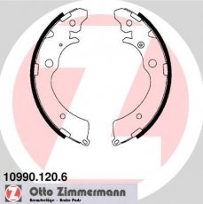 Купить 10990.120.6 Zimmermann Тормозные колодки задние HR-V (1.6 16V, 1.6 16V 4WD) 