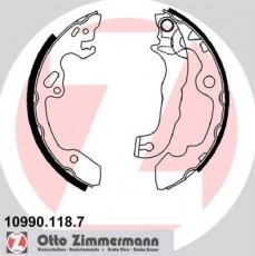 Купить 10990.118.7 Zimmermann Тормозные колодки задние Focus 1 (1.4, 1.6, 1.8, 2.0) 