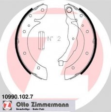 Гальмівна колодка 10990.102.7 Zimmermann –  фото 1