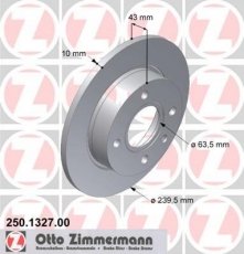 Тормозной диск 250.1327.00 Zimmermann фото 2