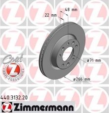 Гальмівний диск 440.3132.20 Zimmermann фото 1