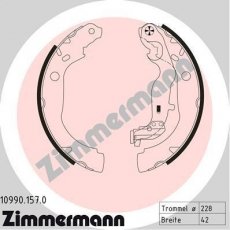 Купить 10990.157.0 Zimmermann Тормозные колодки  Duster (1.2, 1.5, 1.6) 