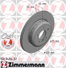 Тормозной диск 150.3484.32 Zimmermann фото 1