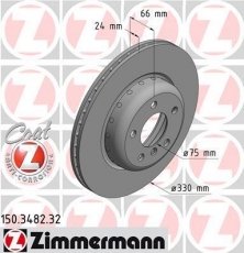Тормозной диск 150.3482.32 Zimmermann фото 1