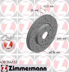 Купить 430.2641.52 Zimmermann Тормозные диски