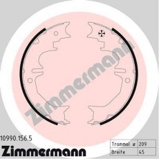 Гальмівна колодка 10990.156.5 Zimmermann –  фото 1