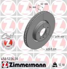 Тормозной диск 450.5226.20 Zimmermann фото 1