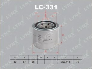 Масляний фільтр LC-331 LYNXauto фото 1