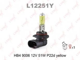 Купить L12251Y LYNXauto Лампочки противотуманок СХ-9