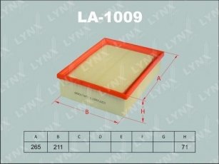 Купить LA-1009 LYNXauto Воздушный фильтр Exeo