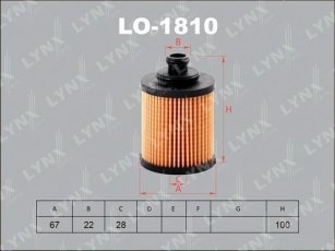 Купити LO-1810 LYNXauto Масляний фільтр Ypsilon