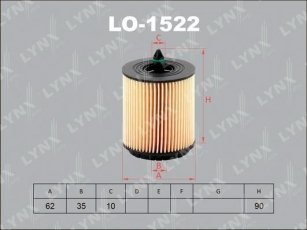 Купить LO-1522 LYNXauto Масляный фильтр Chevrolet HHR