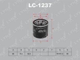 Масляний фільтр LC-1237 LYNXauto фото 1